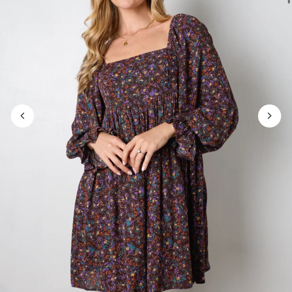 Vestique mini floral dress